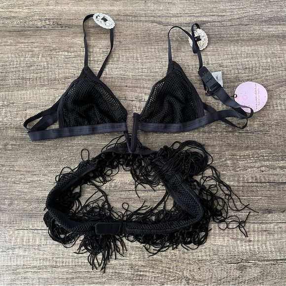 EAST N WEST BOLO BRA fringe festival size L NWT - Picture 15 of 15
